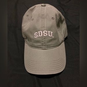 San Diego State University Sage Green Embroidered Baseball Cap